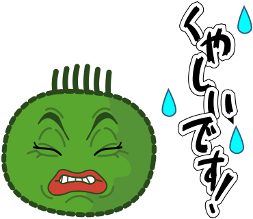 くやしいです